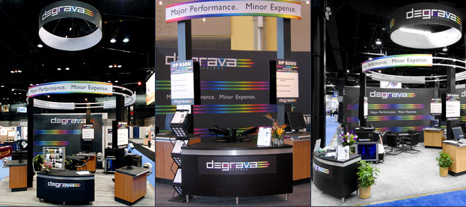 Degrava Systems Trade Show Booth